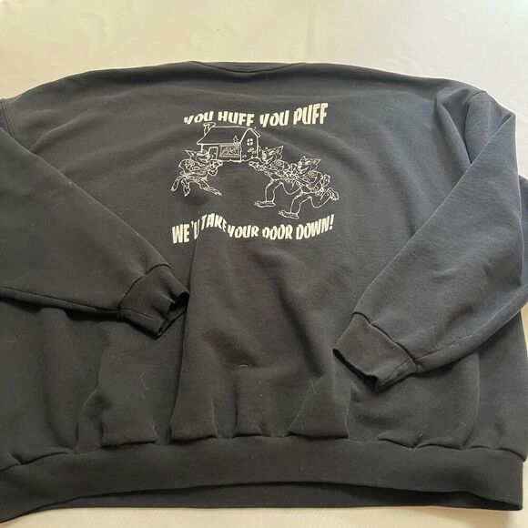 Baltimore Police Black VTG Crewneck Pullover Sweatshirt Size 3X - Picture 7 of 8